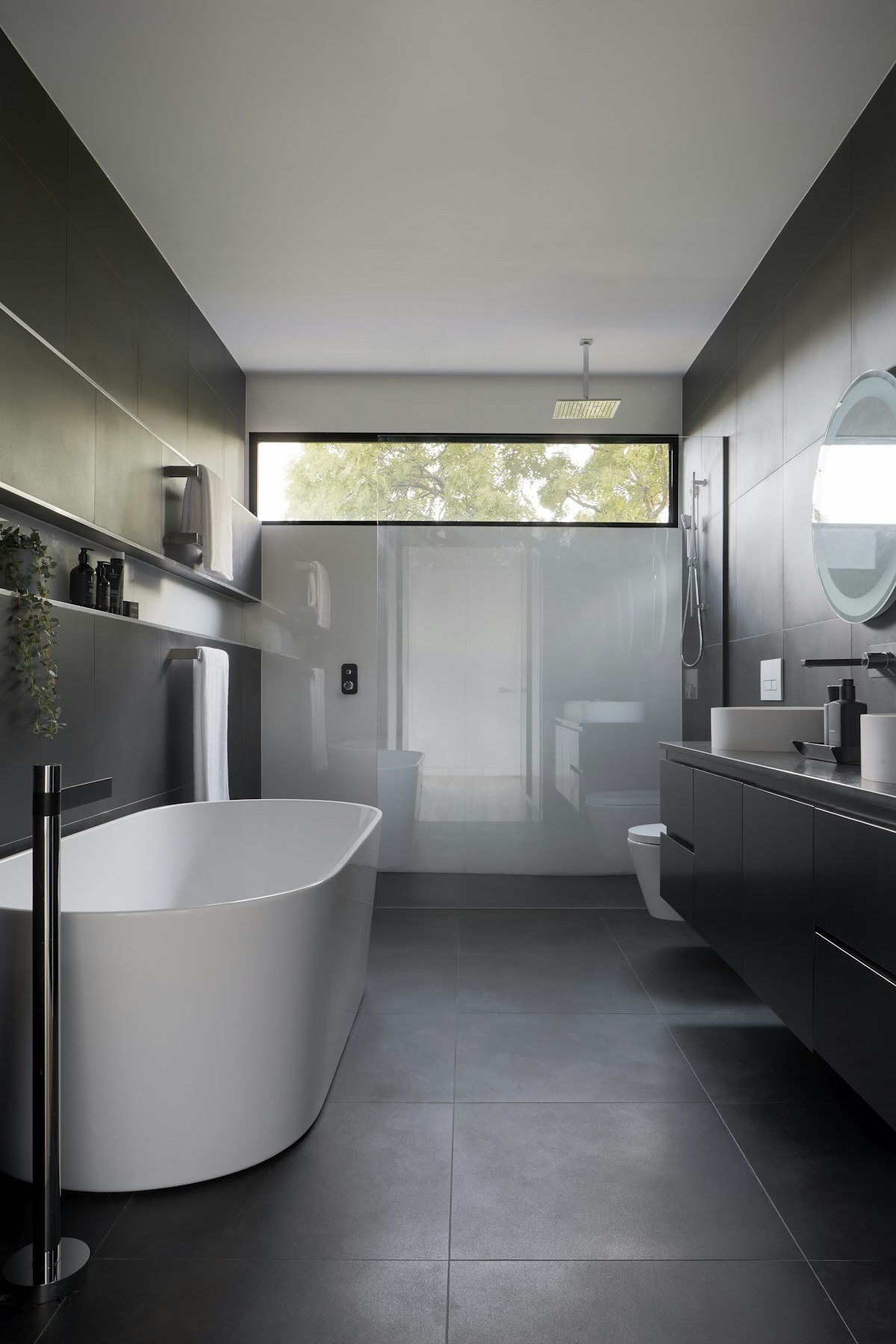 Kitchen detail with stools